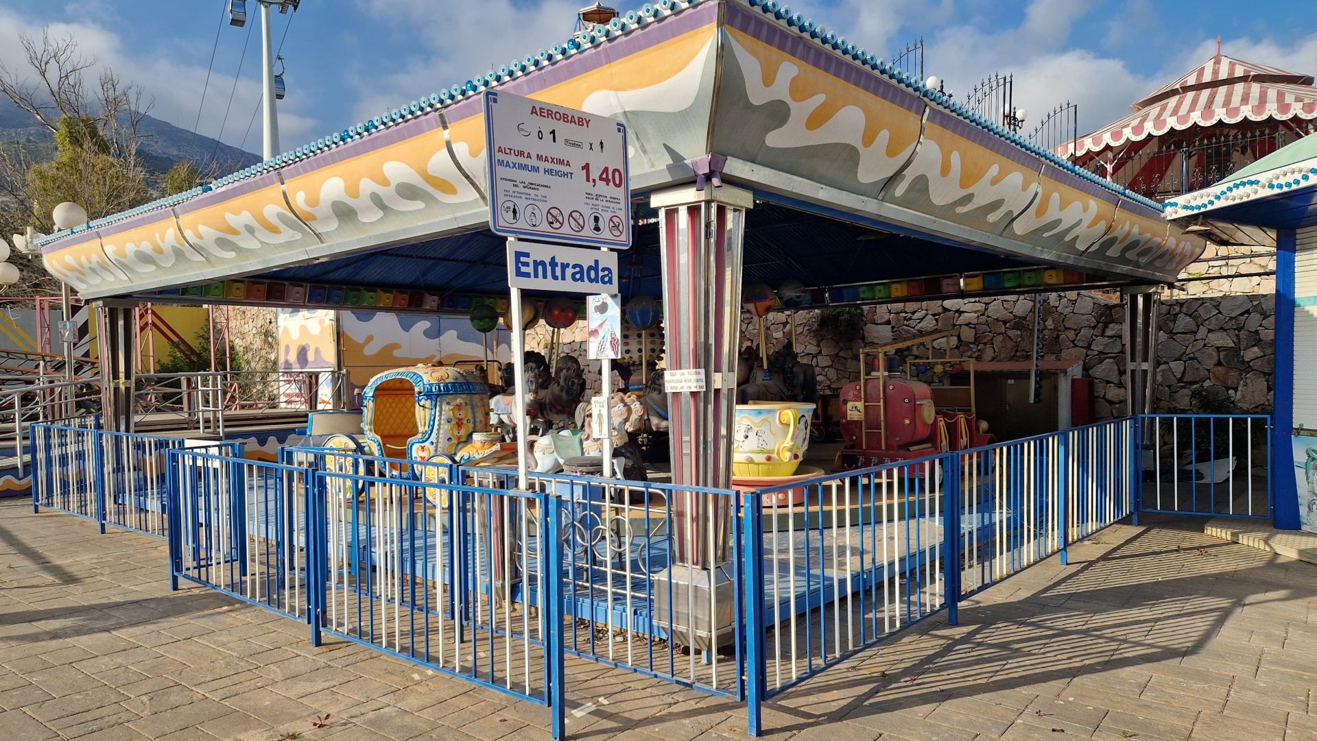 This is the state of the famous Tivoli amusement park on the Costa del Sol, in pictures