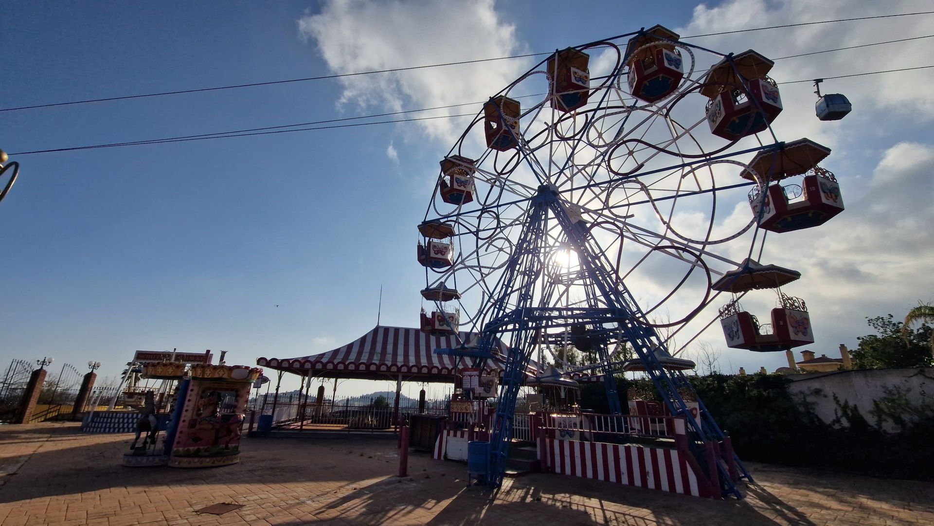 This is the state of the famous Tivoli amusement park on the Costa del Sol, in pictures
