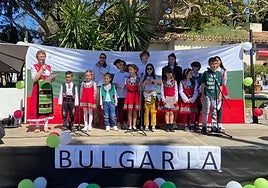 Image of the Bulgarian community at an event in Marbella.