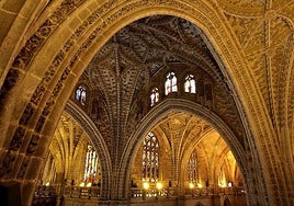 Interior of Seville Cathedral