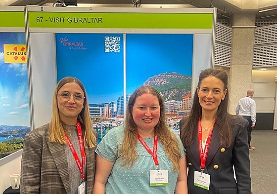 Representatives of the Gibraltar Tourist Board at the event.
