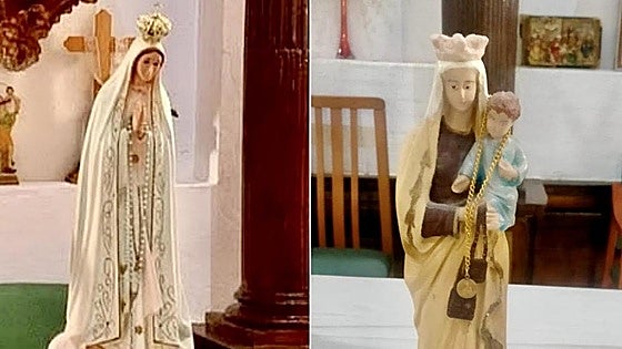 Church crime in Toledo: thieves 'swap' one virgin for another one