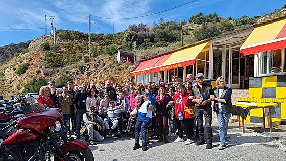 Bikers host Andalucía Day event for clients and staff of much-loved Malaga association