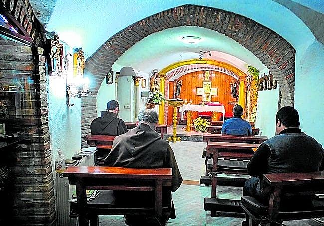 Vicente and José, novices prepare to enter the order.