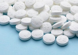 Aspirin tablets.