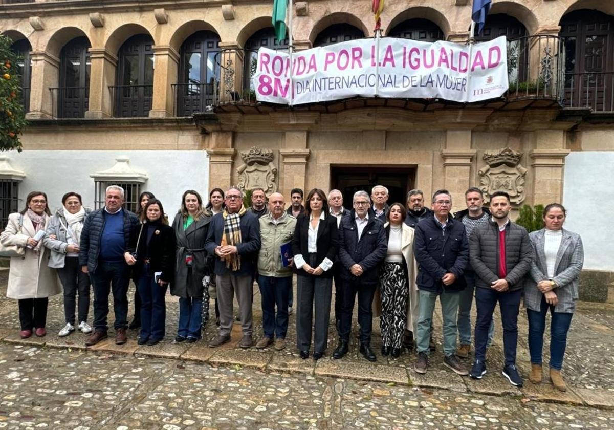 Mayors from Serranía de Ronda towns and villages on Tuesday.