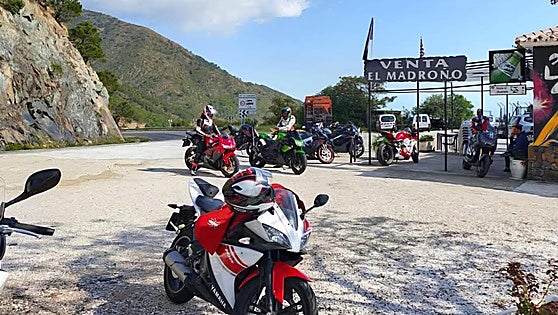 Popular roadside diner for bikers to remain open despite Ronda-San Pedro road being closed by major landslide