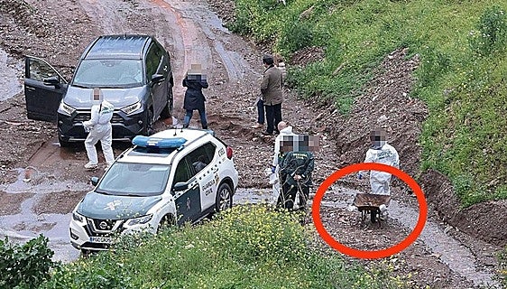 Police suspect that 83-year-old Paco 'El del Molino' died of suffocation before his body was moved in a wheelbarrow