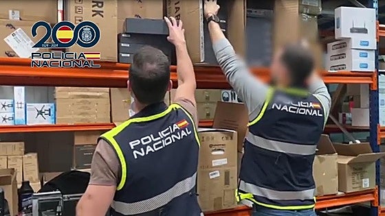 Malaga Police dismantle family gang investigated for illegal distribution of audiovisual content