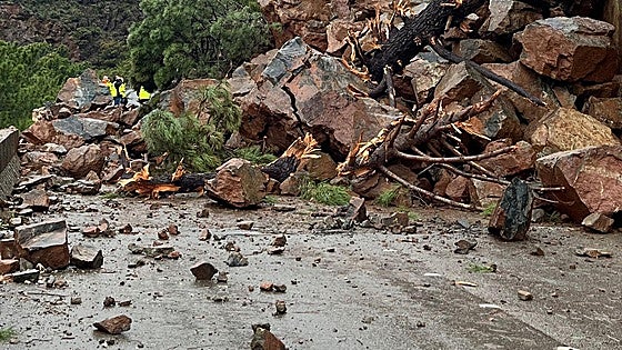 Closure of San Pedro road due to massive landslide highlights vulnerability of Serranía de Ronda