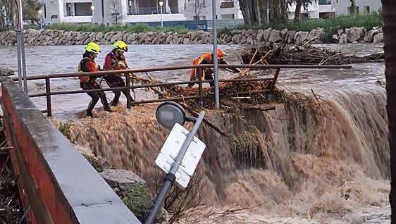 A week of rain, swollen rivers and floods in Malaga province
