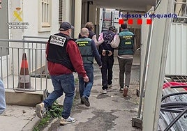 Image of the detainee in France, provided by the Guardia Civil.