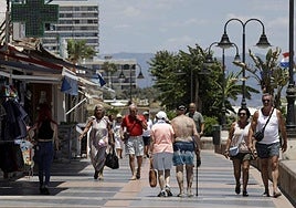 File photo of the Torremolinos seafront promenade.