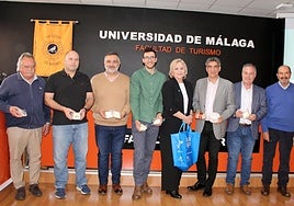 Celebration of the final conference for the Malaga cheese project at the University of Malaga.
