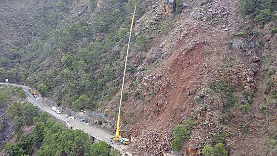 Junta accelerates landslide work on A-397 road to end Ronda's isolation from the Costa del Sol faster