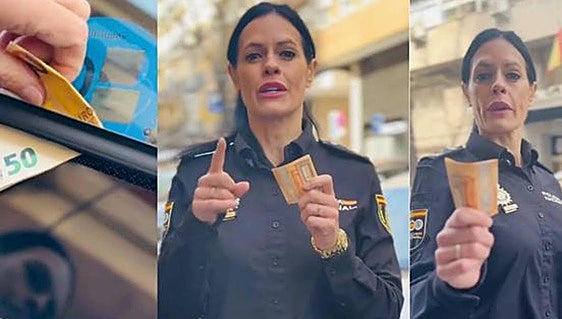 If you see a 50-euro note on your windscreen don't pick it up: it's a scam