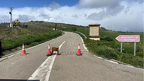 Another road near Ronda closed in both directions due to landslide