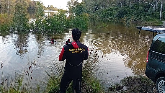 Private hire minibus sank in Marbella's 'turtle' lake due to a picnic gone wrong
