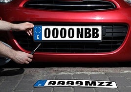 The letter on the number plates has just been changed from M, in force since September 2022, to N.