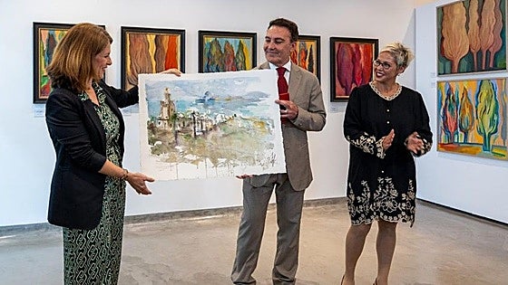 Launch in Tangier of Tale of Two Cities exhibition of art from Gibraltar