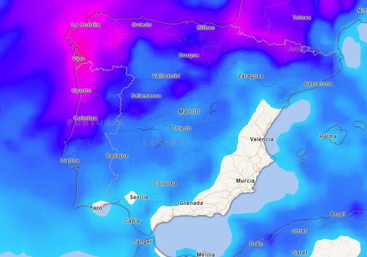 Aemet warns of dramatic weather change with arrival of new storm in Spain on Good Friday