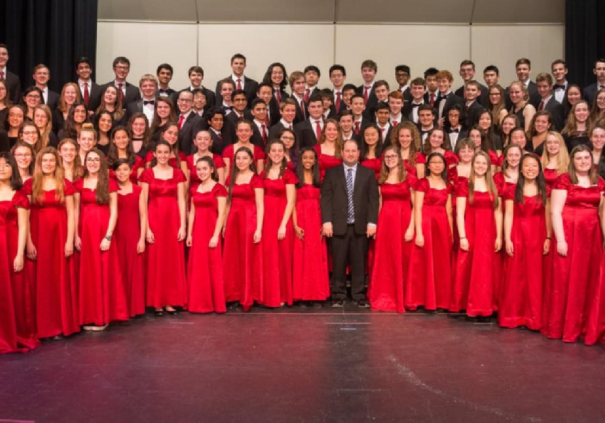 Choral concert in Marbella by American high school choir