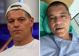 Frank Cuesta after he was admitted to hospital.