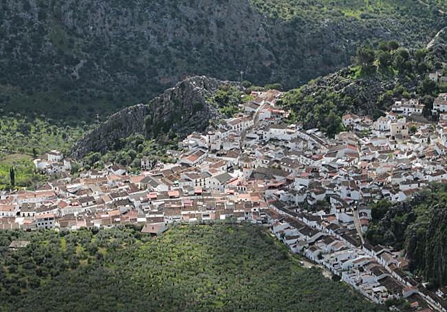 Panoramic view of Montejaque from the highest part of the village.