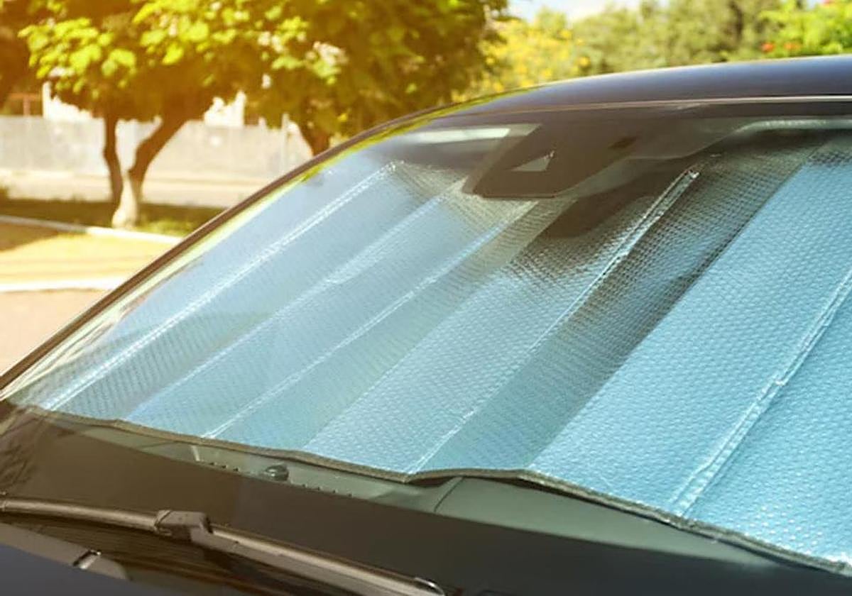 The fine of 200 euros for misuse of the sun visor.