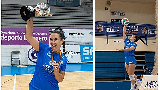 Cristina Cruzado, a Malaga woman in the volleyball elite