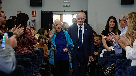 Zoologist and primatologist Jane Goodall in Malaga for premiere