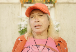 Laura Esquibel during her interview with ABC newspaper.