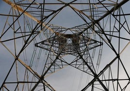 High voltage tower.