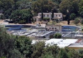 La Víbora waste water treatment plant (WWTP) located in Marbella.