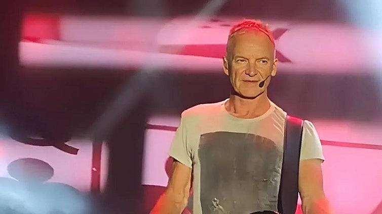 This is the moment Sting gave a surprise performance to exclusive audience during a conference in Spain