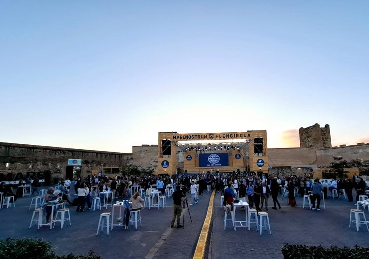 Promoters, workers, organisers and some artists who have participated in previous editions of Marenostrum were present at the event.