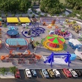 Recreation of the future Sould Park family leisure park in Malaga.