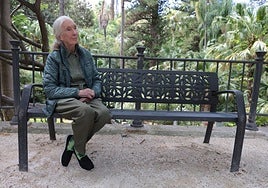 Speaking to SUR in Malaga's Concepción botanical garden.