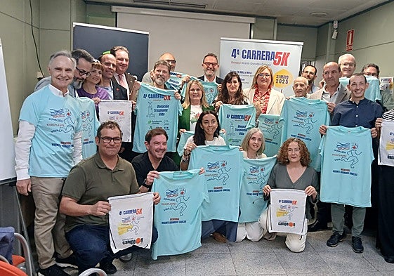 Presentation of the fourth 'Donation, Transplant and Life' race, Vicente Granados memorial.