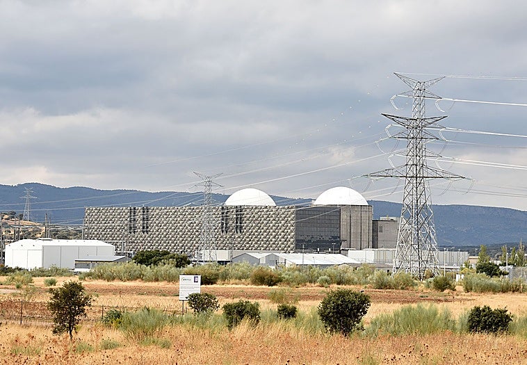 A nuclear power station.