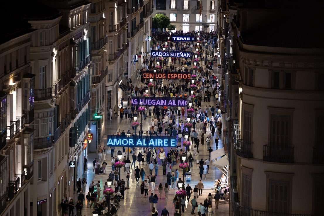 Malaga's Noche en Blanco 2025, in photos