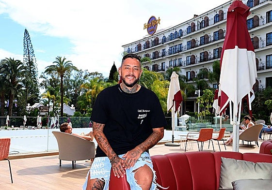 Antonio C. Rodríguez, at the Hard Rock Hotel in Marbella.