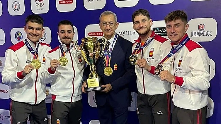 Malaga karateka strikes gold in European team triumph