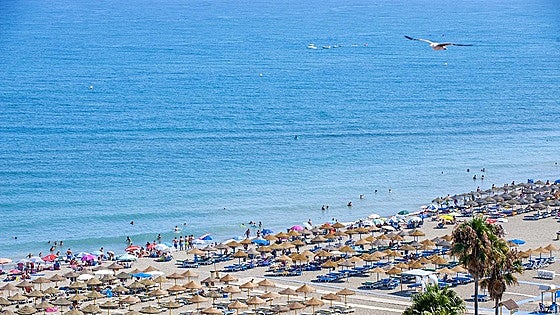 Torremolinos beach showers back in action again following Malaga province drought crisis