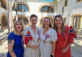 During the celebration in El Campanario.