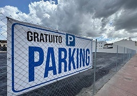 The new car park in Estación de Cártama.