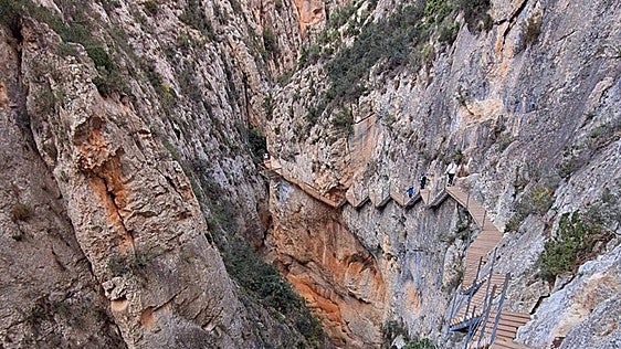 La Pasarela de Relleu, Alicante's version of Malaga's famous Caminito del Rey