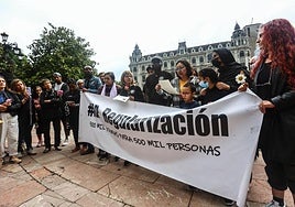 Demonstration for the regularisation of immigrants in Oviedo in June 2022.