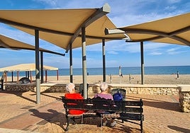 Archive image of the promenade in Fuengirola.