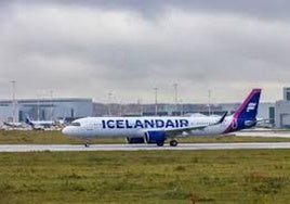 Icelandic flag carrier aircraft.